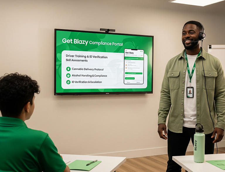 Driver Support and Training – Weed Delivery Miami by Blazy Weed | Soporte y capacitación para repartidores – Entrega de marihuana en Miami por Blazy Weed